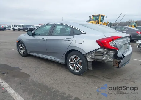 2017 Honda Civic Lx z USA, uszkodzony, nr VIN 19XFC2F55HE214579